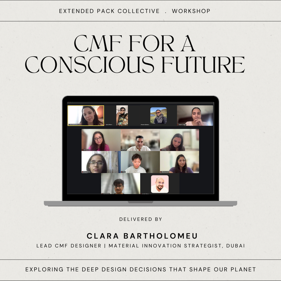 CMF for a Conscious Future: A workshop by Clara Bartholomeu